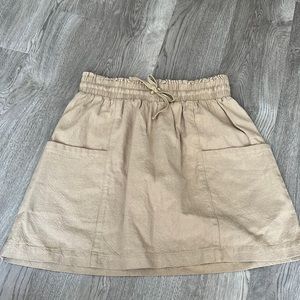 Urban Outfitters Paper Bag Tan Skirt